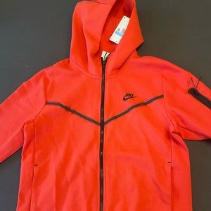 New Orange Nike Tech Fleece